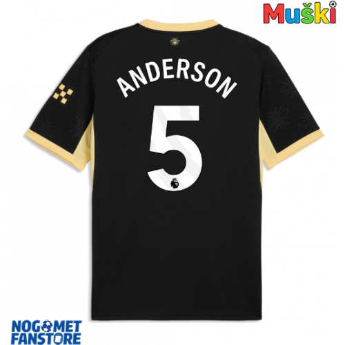 Manchester City Elliot Anderson #5 Gostujuci Dres 2026-27 Kratak Rukav